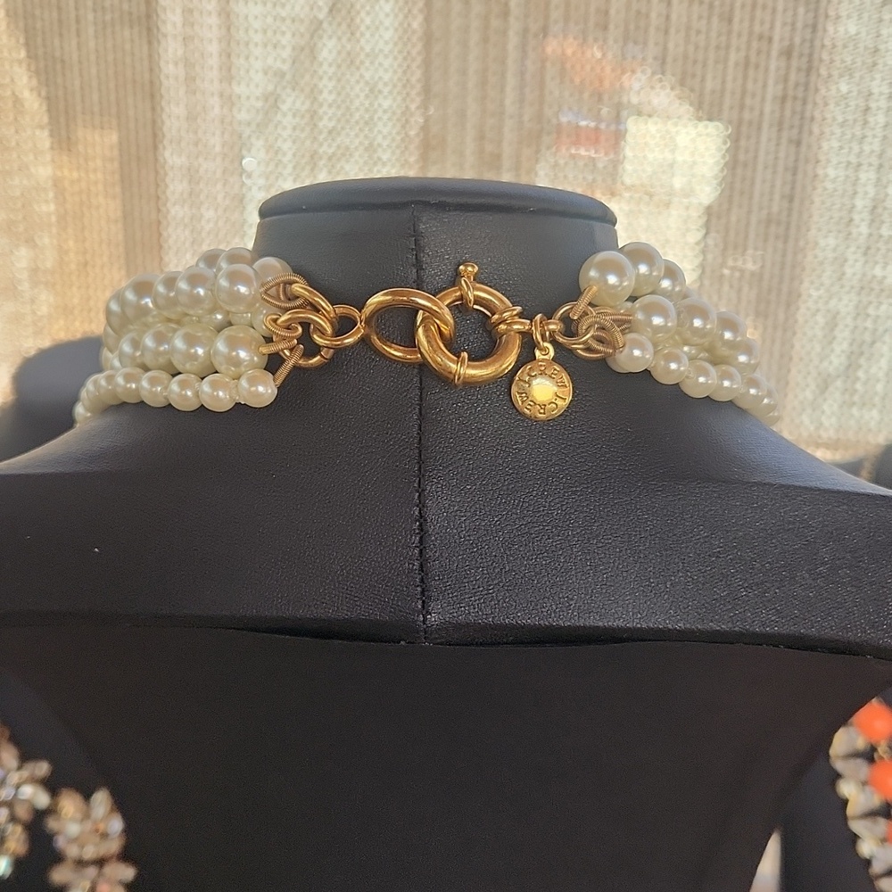 J.CREW Multistrand "Hammock" or "Twisted" style necklace - Picture 3 of 4